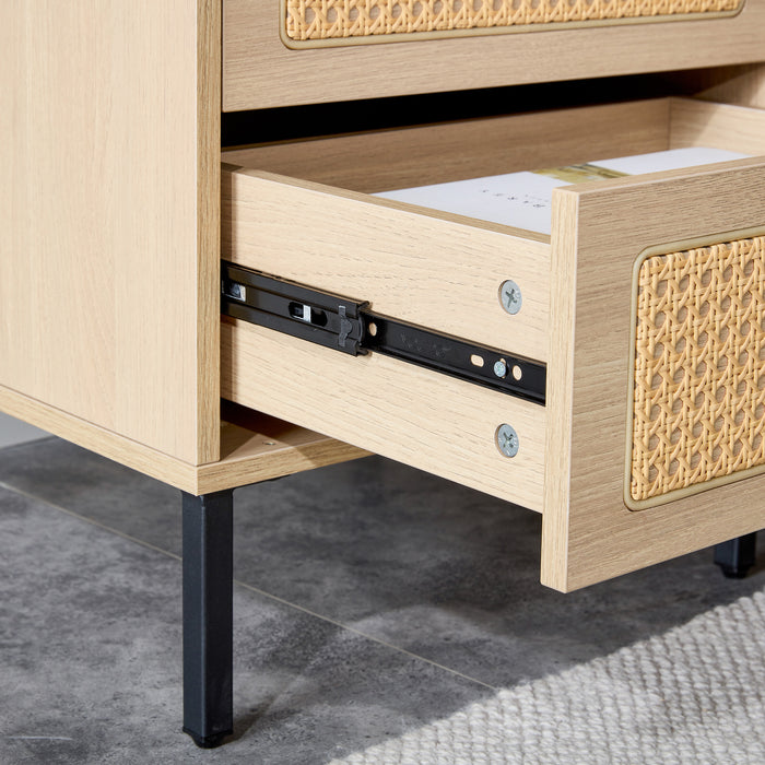 Modern simple storage Nightstand