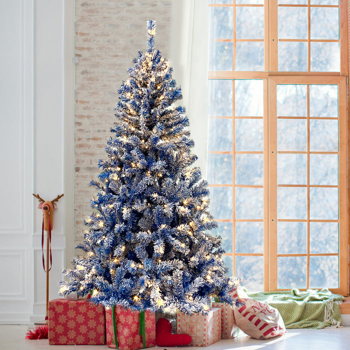 6FT Vinyl  Christmas Tree - Blue