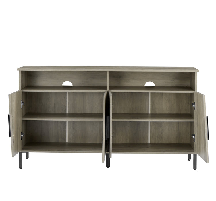 Farmhouse style TV Stand (Grey)