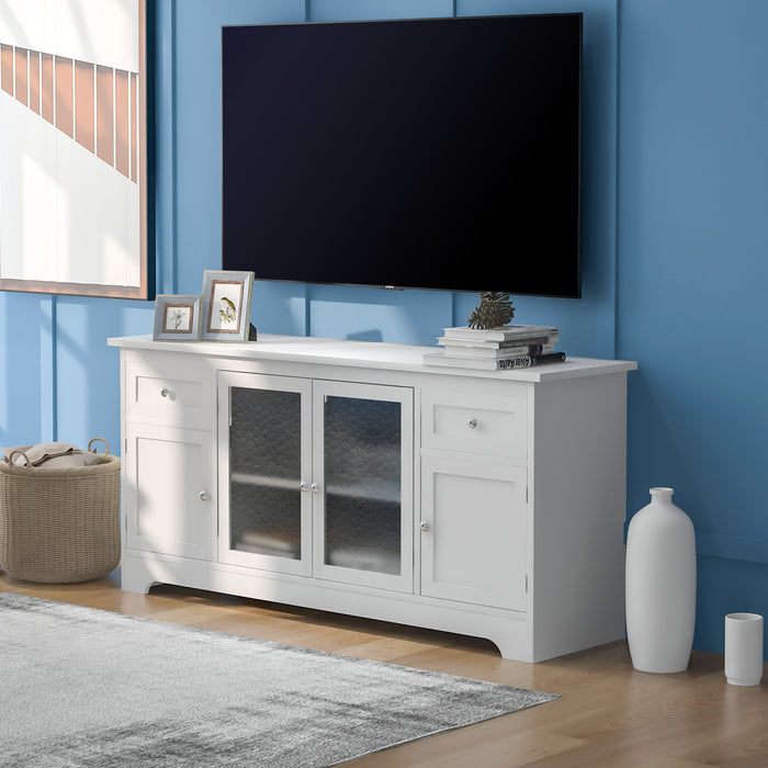 TV Stand for TV up to 65in -White