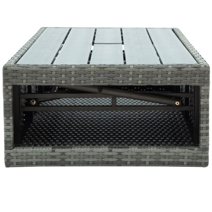 4-piece Outdoor Patio Set - Gray