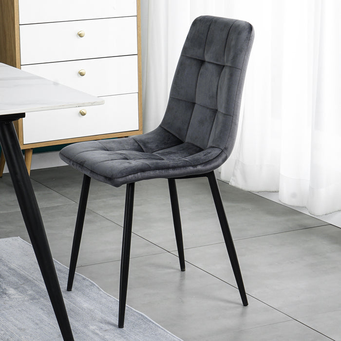 Modern Velvet Dining Chairs (set of 4)