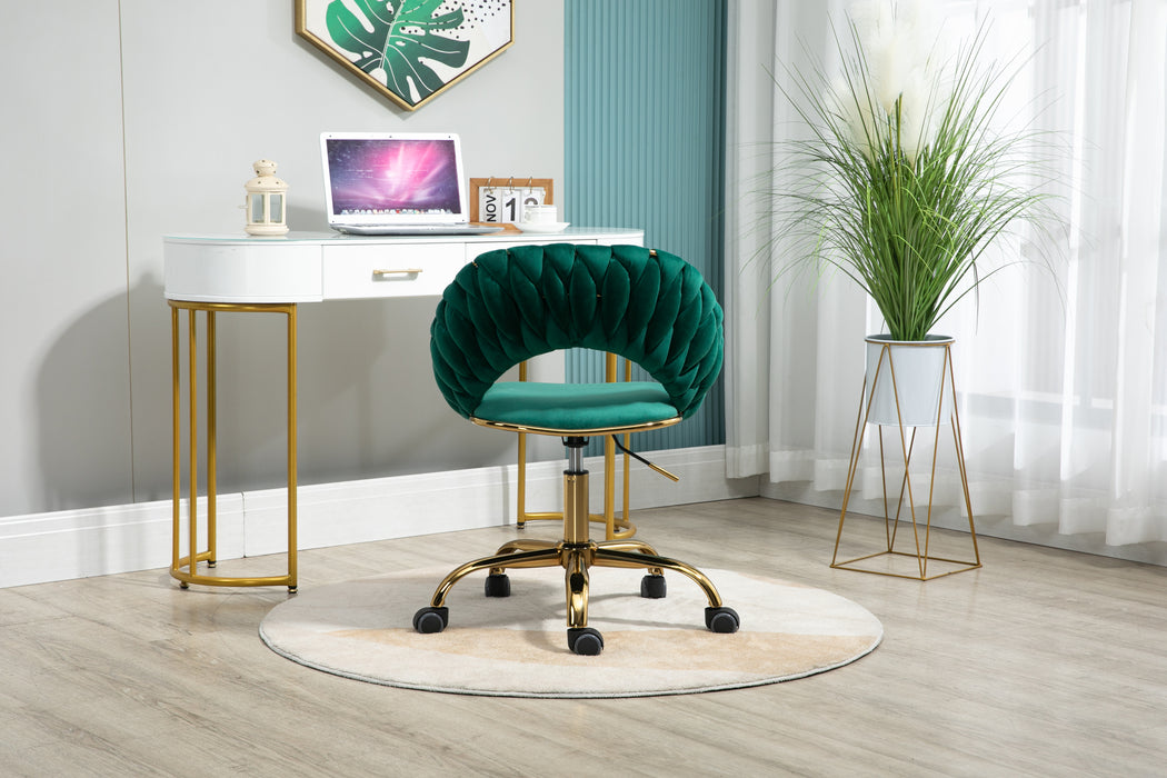 Adjustable Swivel Chair - Emerald