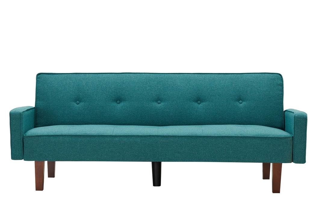 Modern Futon Sofa Bed - Green