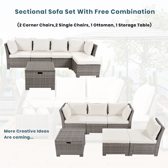 6-Piece Outdoor Set - Beige