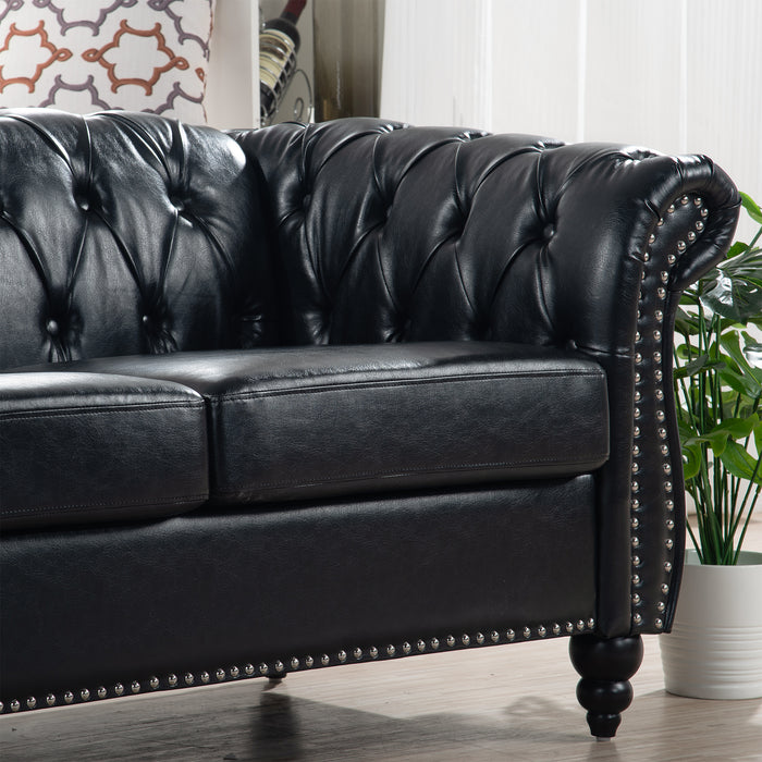 Chesterfield Three Seater Sofa.