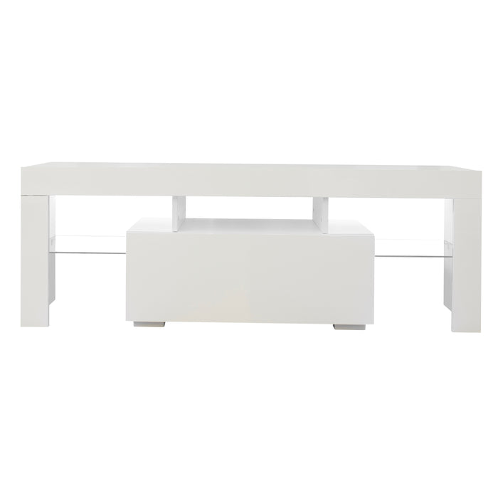 Entertainment TV Stand With LED Light