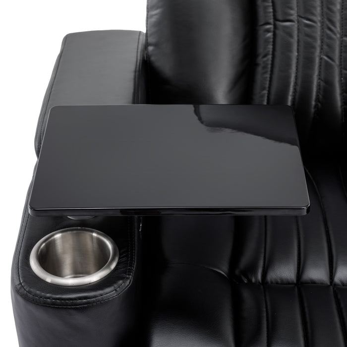 270° Power Swivel Rocker Recliner,Black