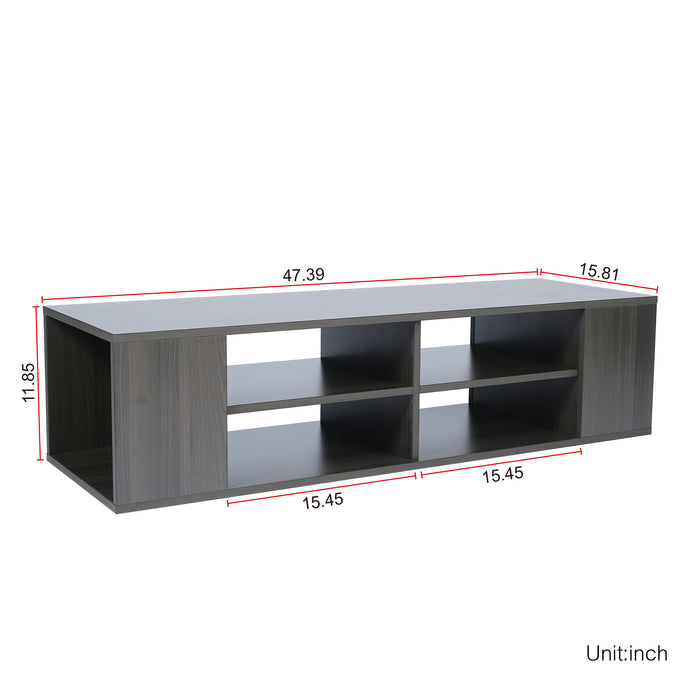 Floating TV Stand-Blackoak