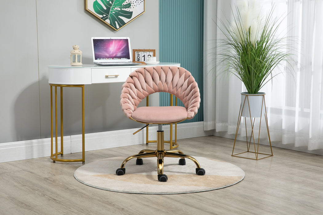 Adjustable Swivel Chair - Pink