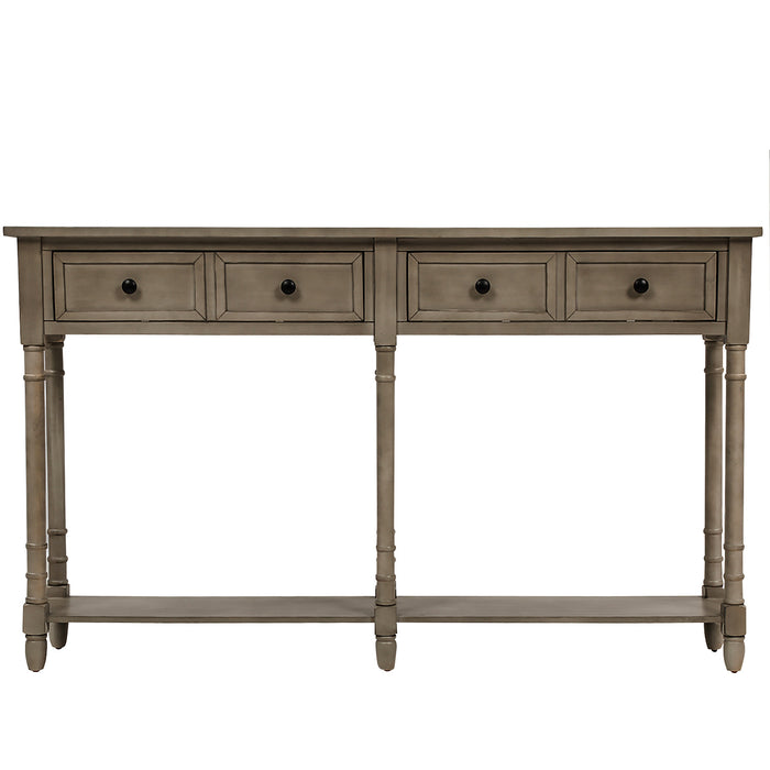 Console Table - Brown Wash