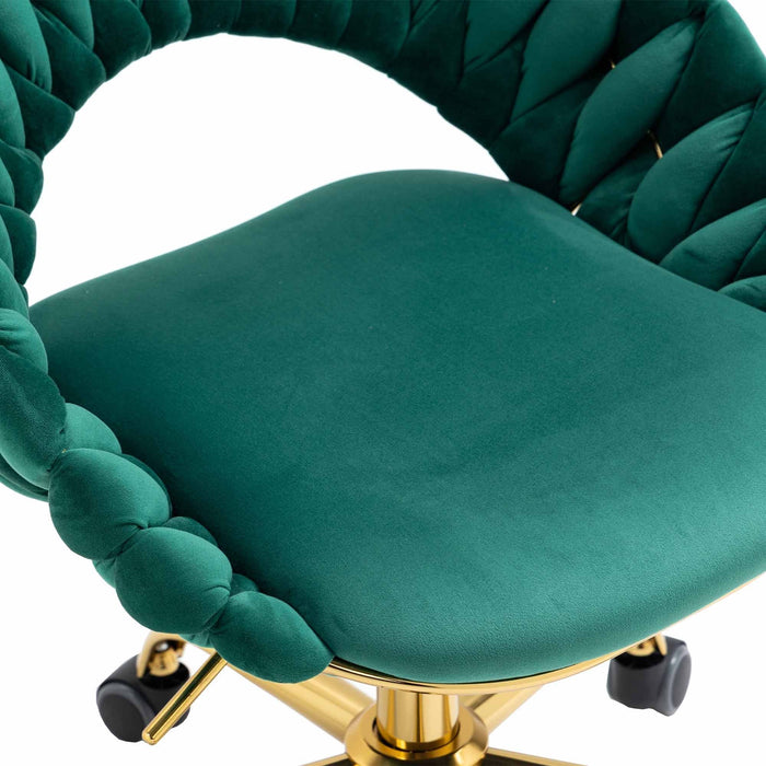 Adjustable Swivel Chair - Emerald