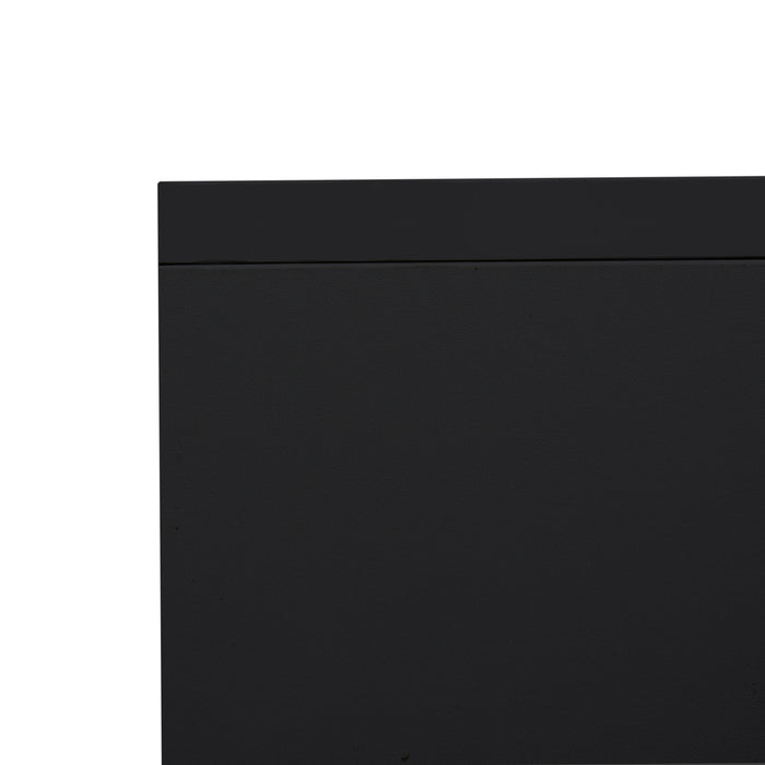 Wall Mounted Floating 80" TV Stand with 20 Color LEDs Black