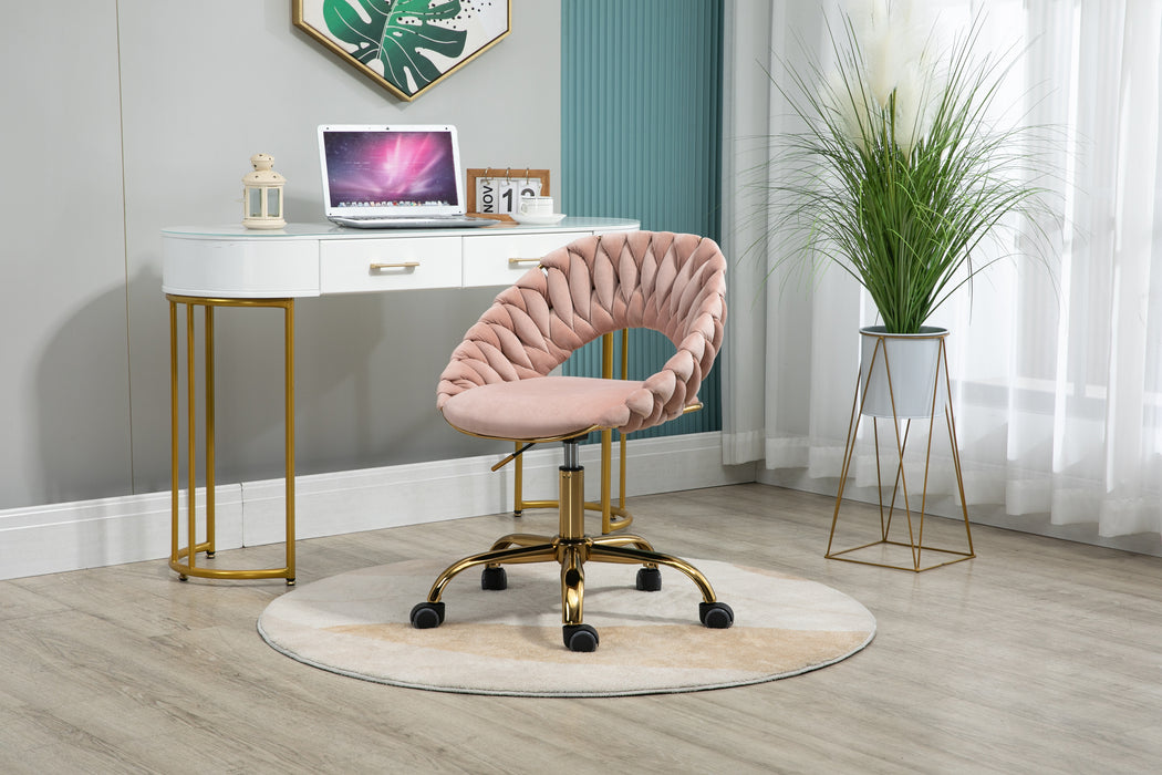 Adjustable Swivel Chair - Pink