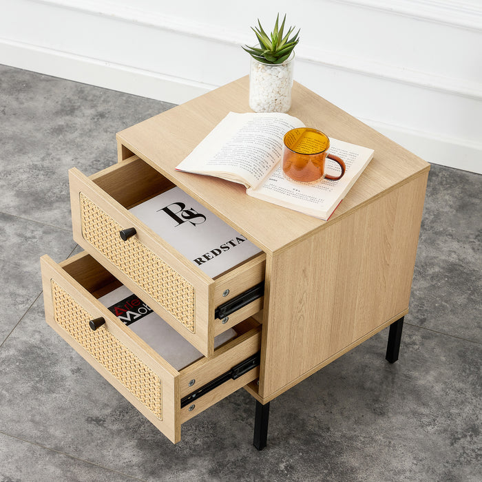 Modern simple storage Nightstand