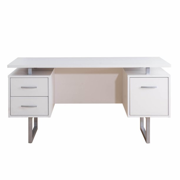 White Study Writing Home Office Desk