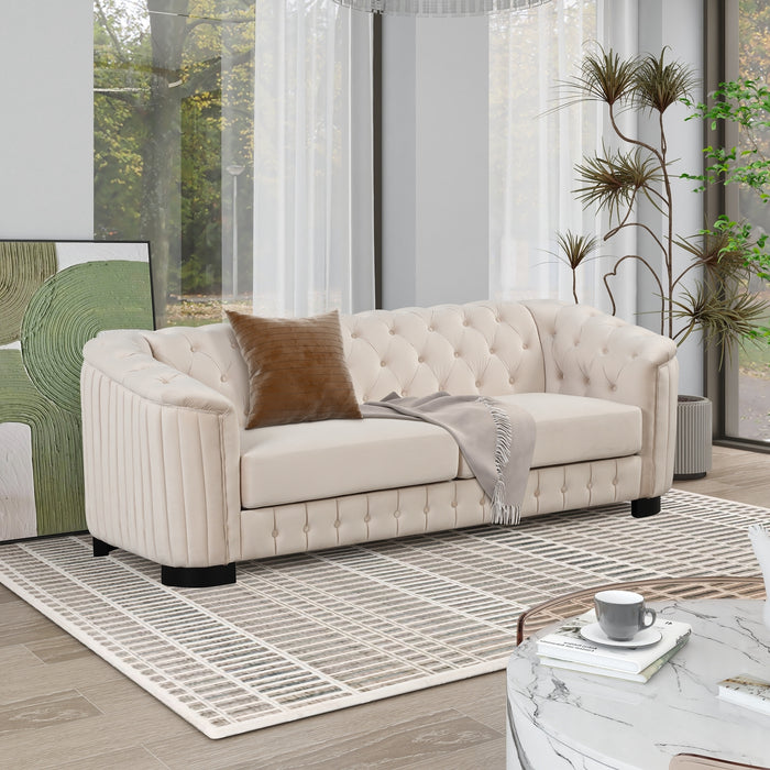 Modern 3-Piece Sofa Sets - Beige