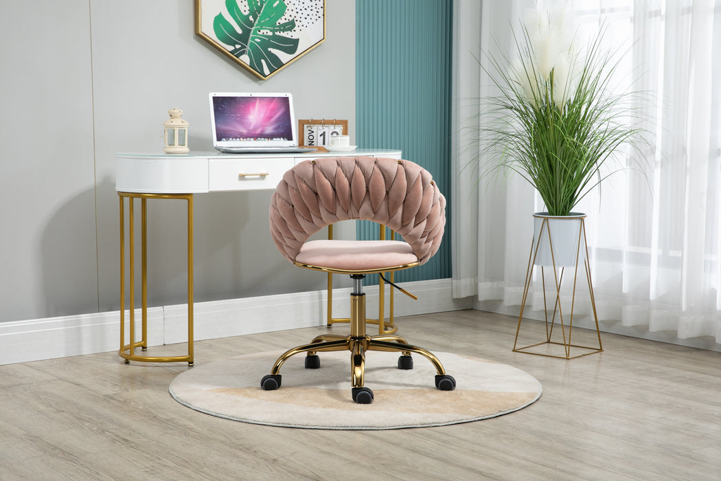 Adjustable Swivel Chair - Pink