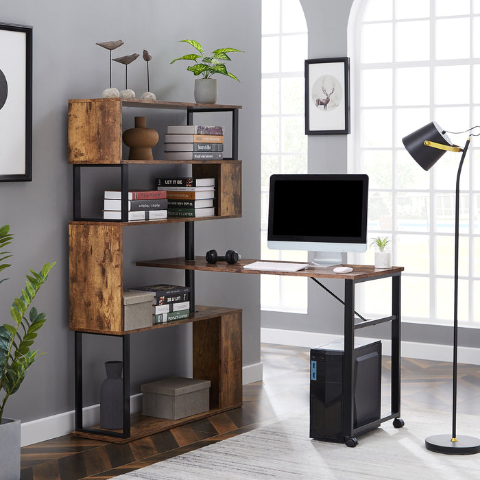 Home Office Computer Desk L-Shaped Corner Table