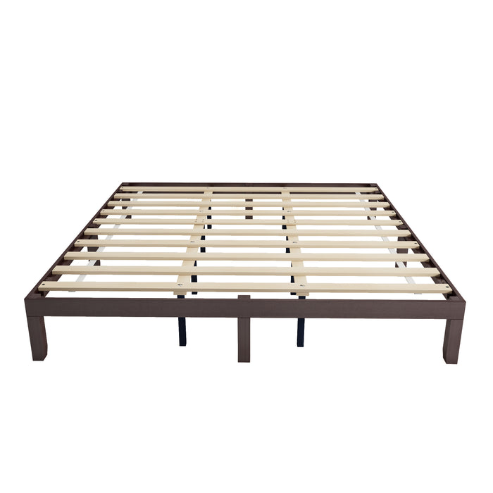 King Size Solid Wood Platform Bed