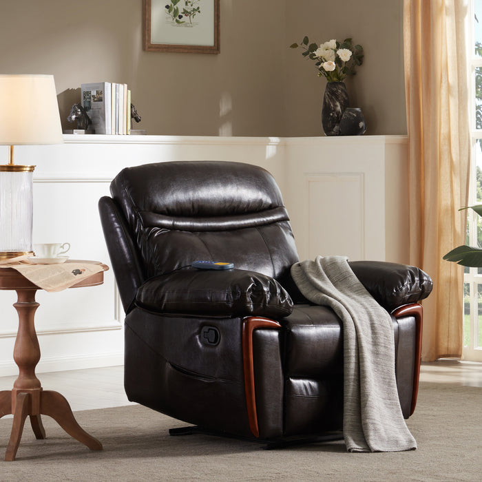 PU ReclinerChair with Heating and Massage