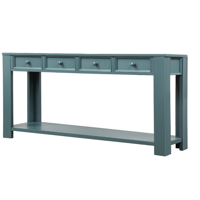 Console Table - Dark Blue