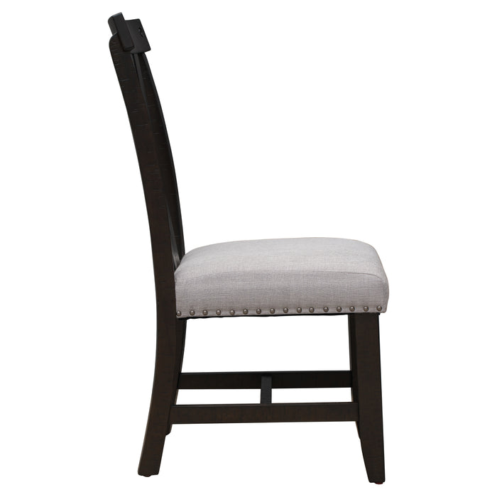 Upholstered Dining Chairs - Set of 2 (Espresso)