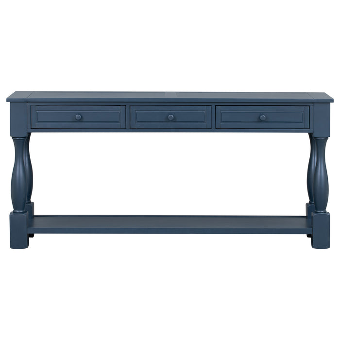 Console Table - Navy Blue