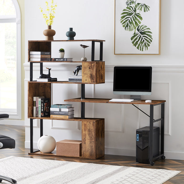 Home Office Computer Desk L-Shaped Corner Table