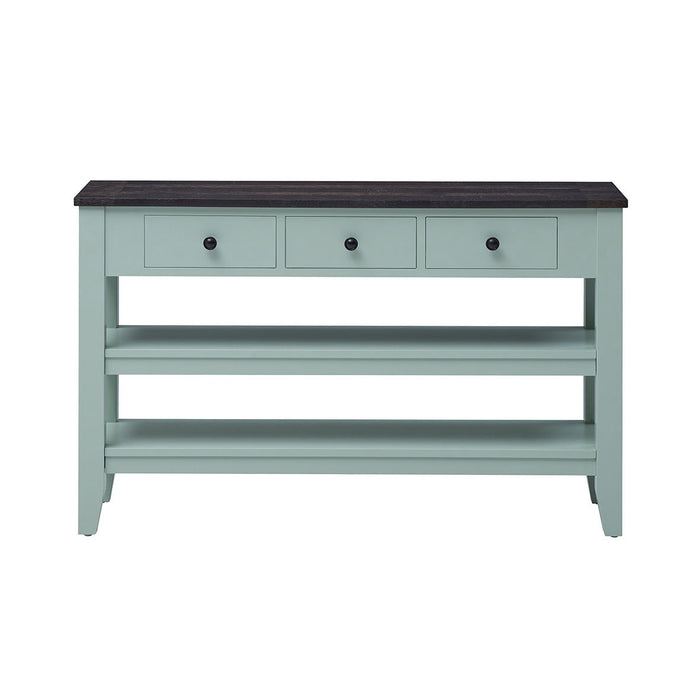 Modern Console Table for Living Room - Green