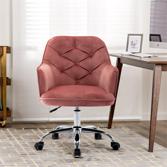 Modern Leisure Arm Chair - Bean red