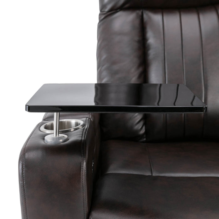 Power Motion Recliner with USB Charging Port and Hidden Arm Storage