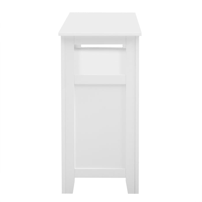 Multifunctional Morden Console Table for Living Room - White