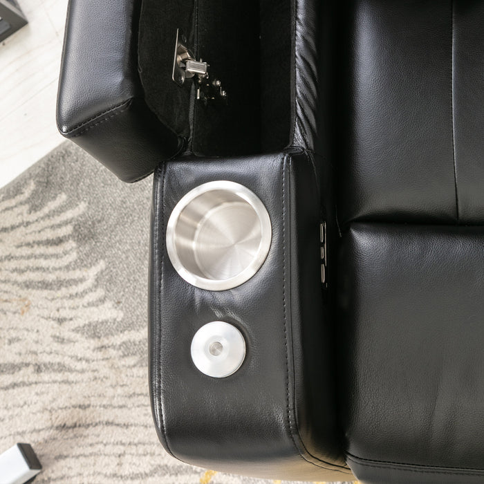 Orisfur. Power Motion Recliner with USB Charging Port and Hidden Arm Storage