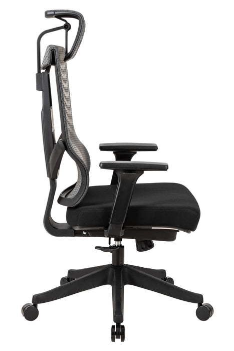 Excusive office chair with headrest and 2D armrest