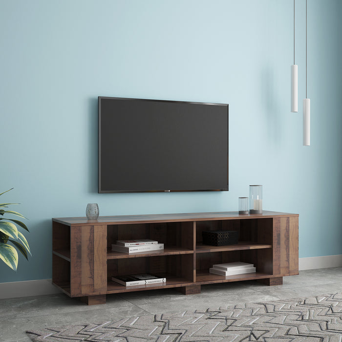 Mid-Century Modern Entertainment Center, Tvstand Upto 65' - Brown