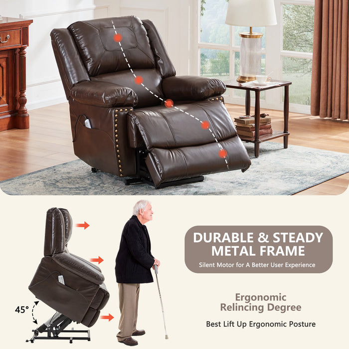 Orisfur. Power Lift Chair with Adjustable Massage Function