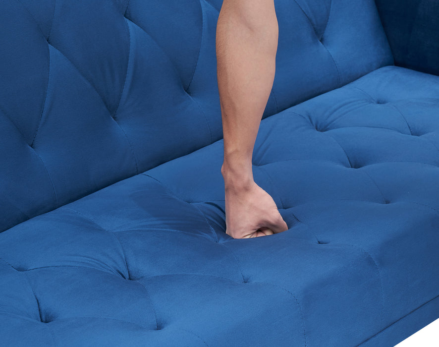 Convertible Sofa Bed - Blue