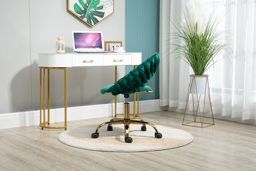 Adjustable Swivel Chair - Emerald