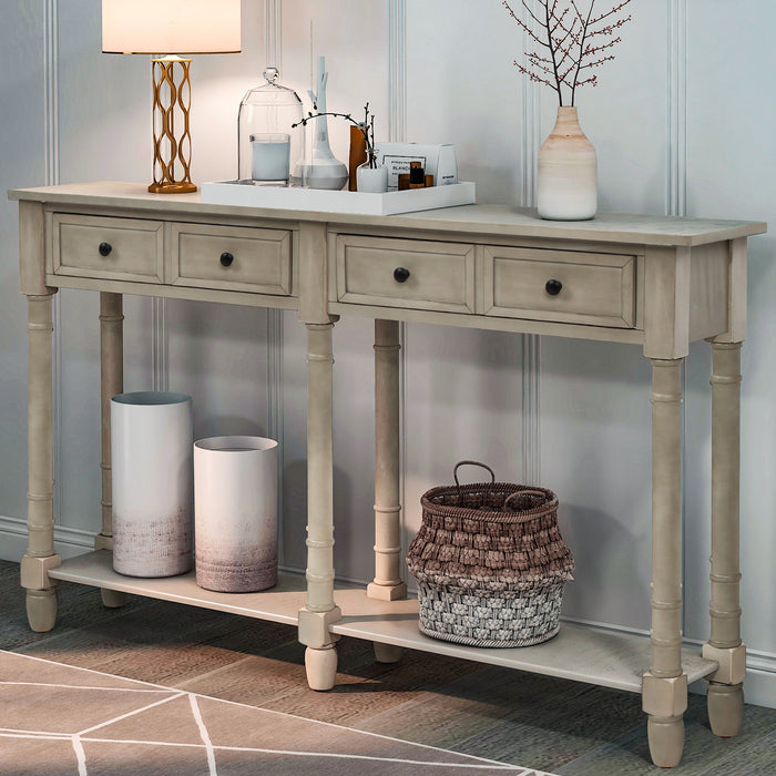 Console Table - Brown Wash