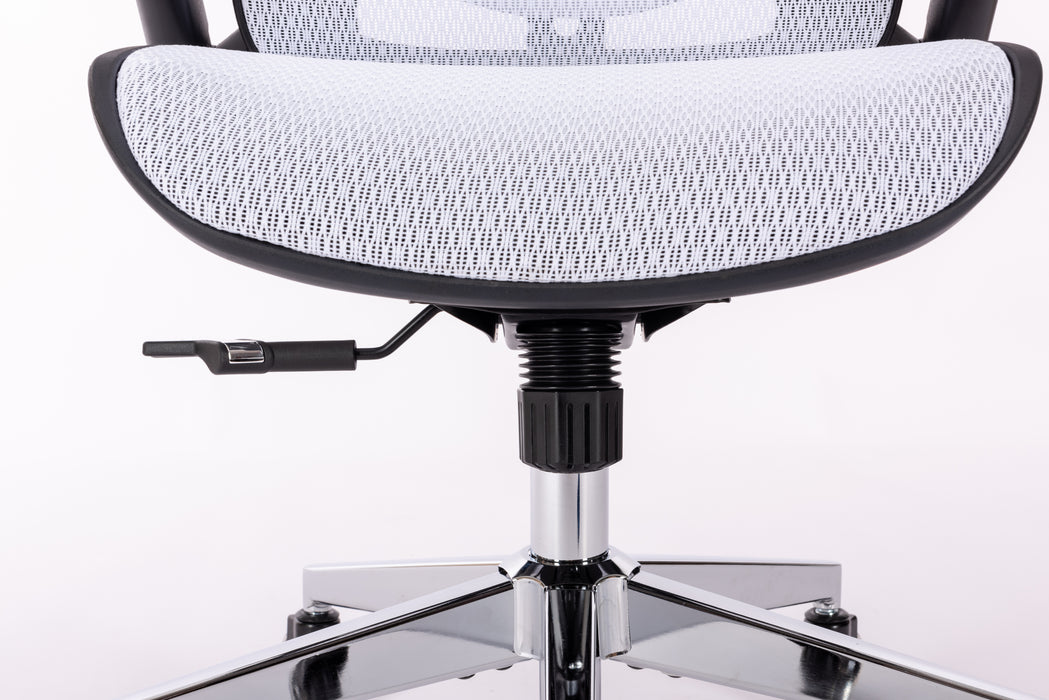 Ergonomic Mesh Office Chair - (WHITE MESH)