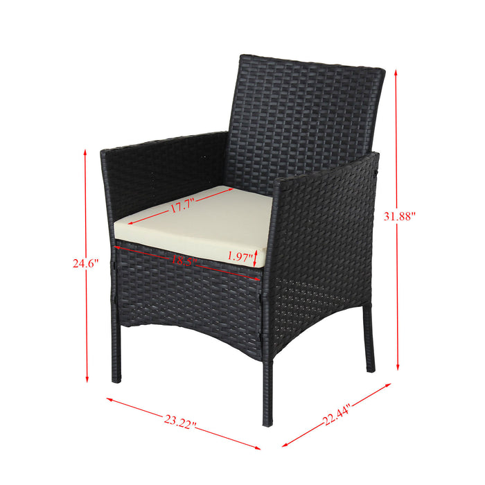 outdoor rattan furniture -4 piece