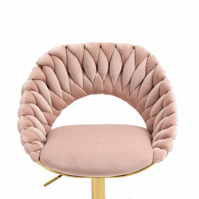 Adjustable Swivel Chair - Pink