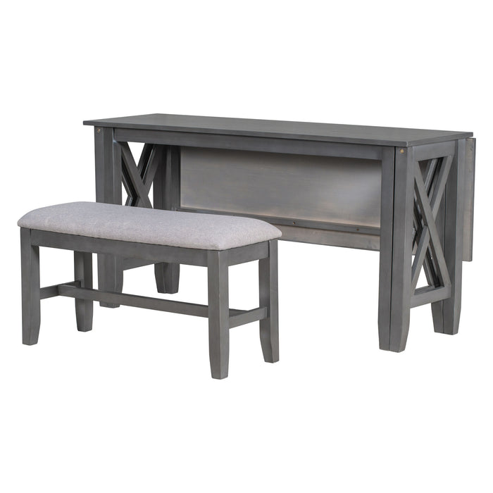 6-Piece Family Dining Room Set - Gray