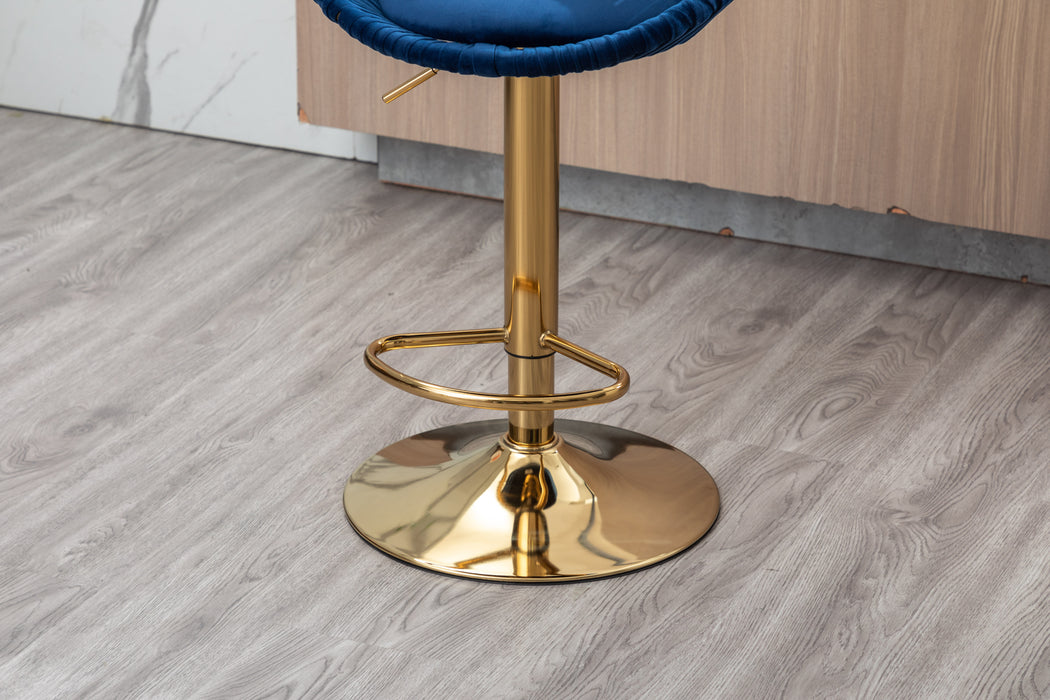 Velvet Bar Stools (Set of 2)