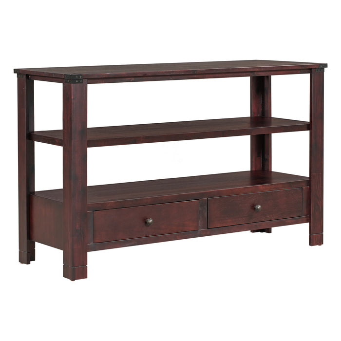 Modern Console Table for Living Room - Espresso