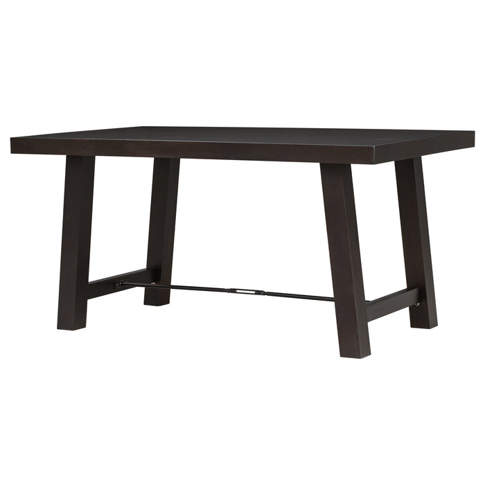 Wood Dining Table Kitchen Furniture Rectangular Table, Seats up to 6 (Espresso)