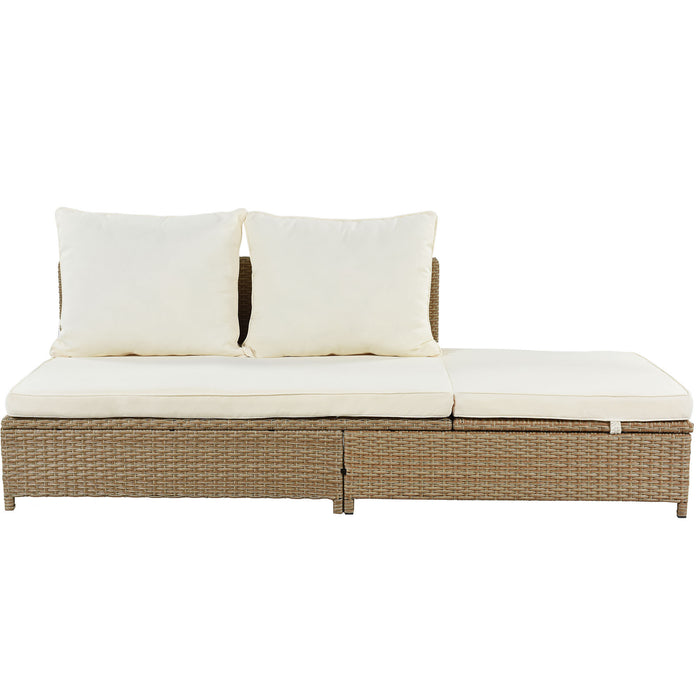 3-Piece Rattan Sofa Set