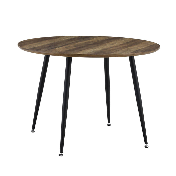 Modern simplicity roundI Imitation wood grain  dining table