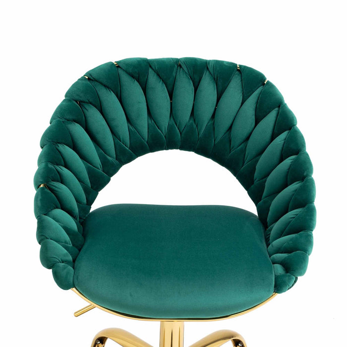 Adjustable Swivel Chair - Emerald